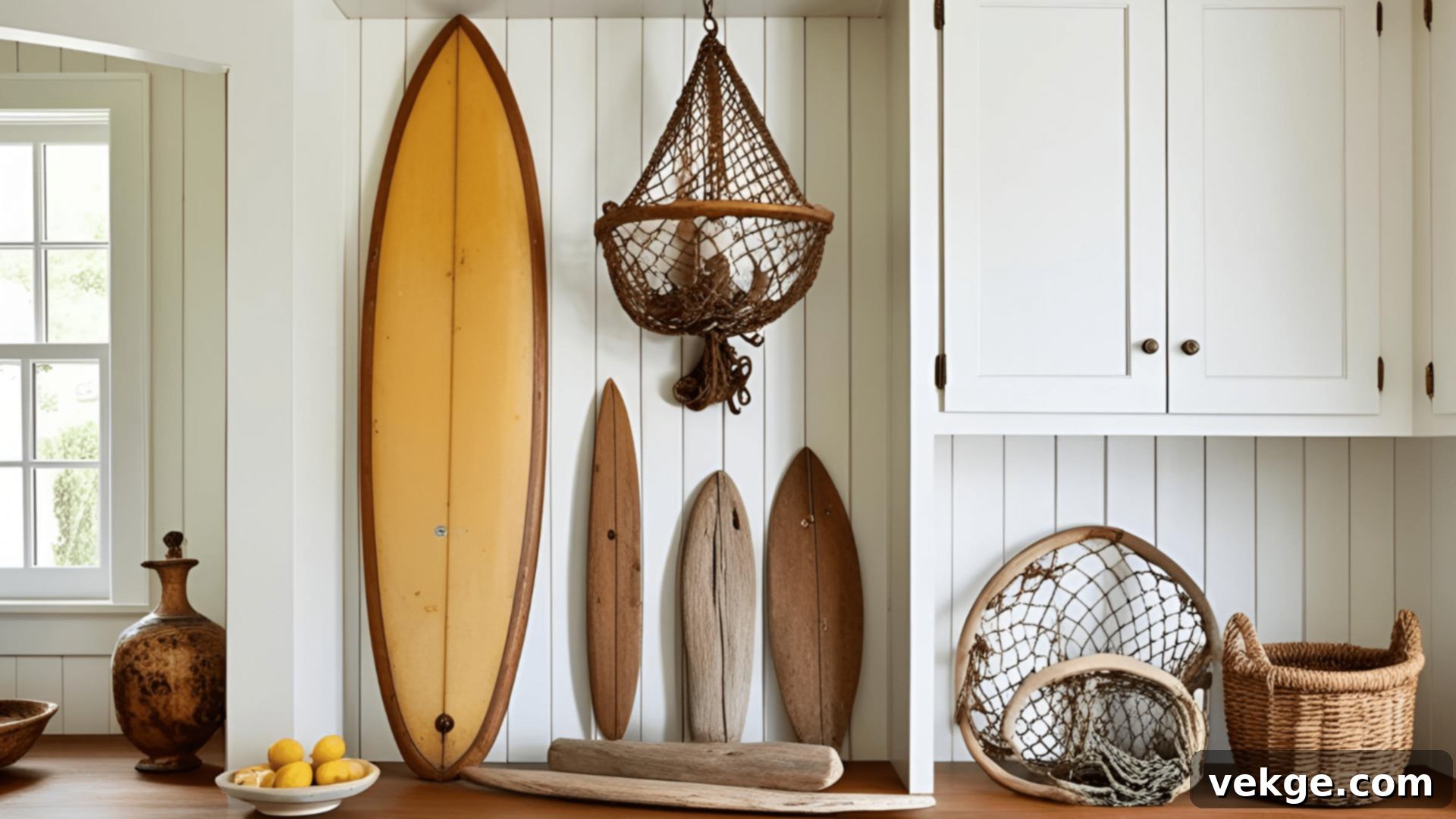 Vintage Coastal Finds for Kitchen Decor