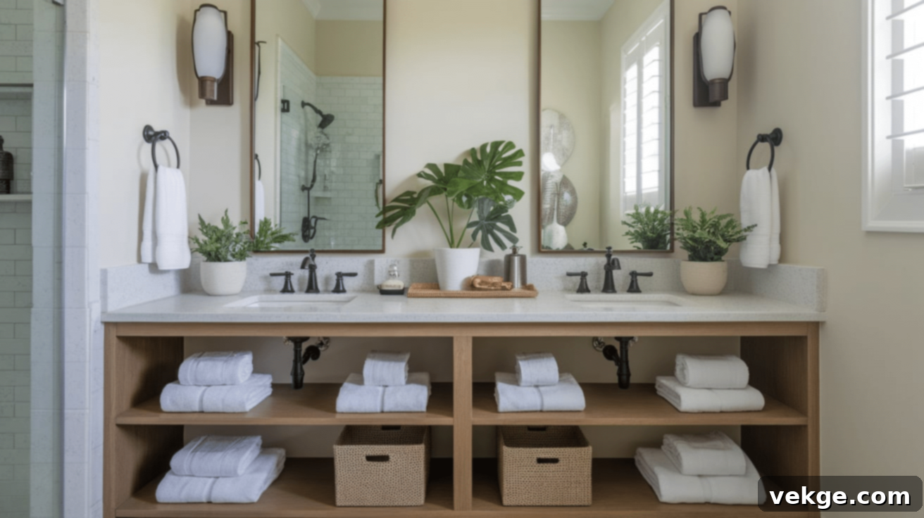 Open Shelving in a Coastal Kitchen