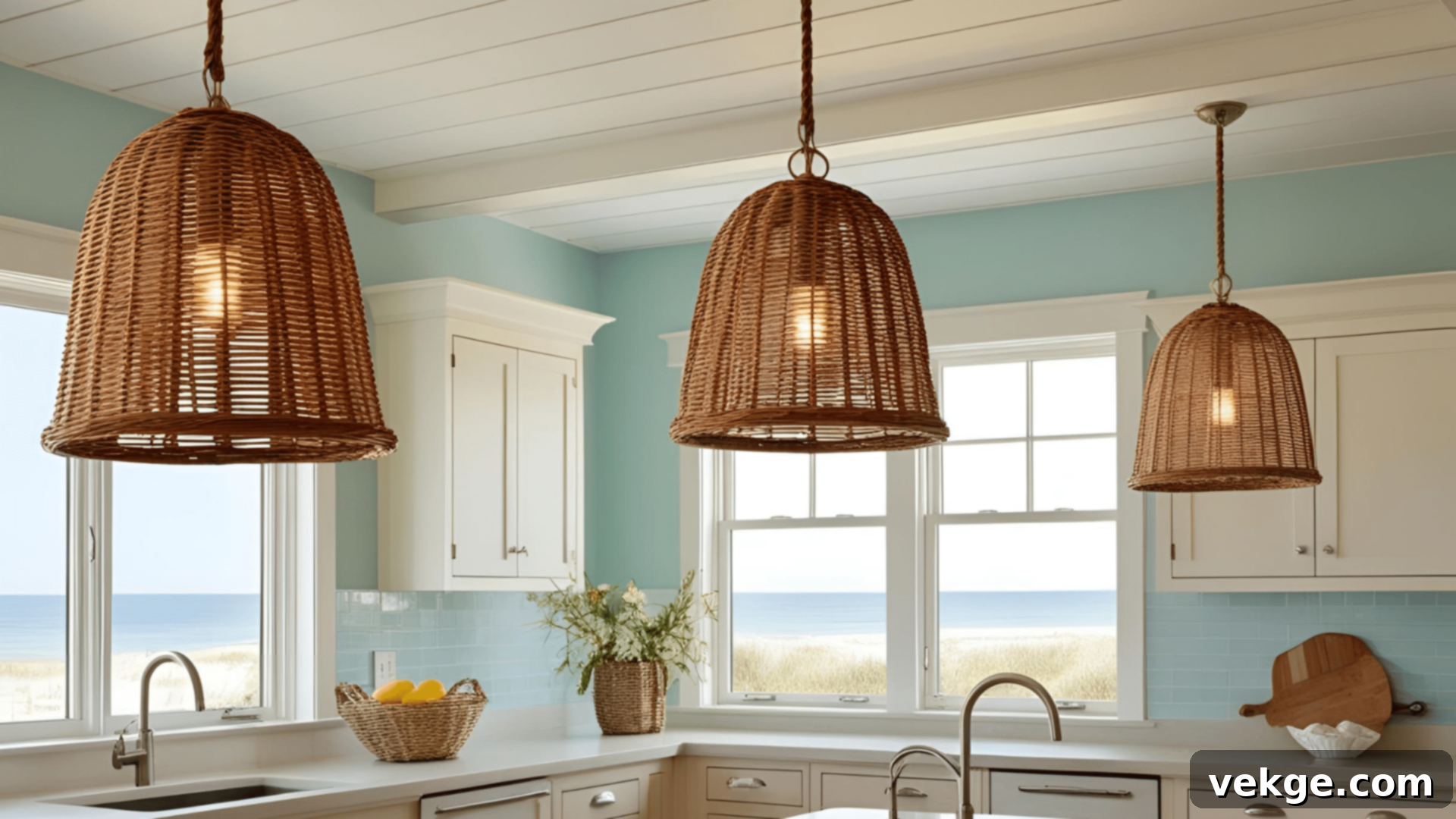 Coastal Lighting Fixtures for Kitchens