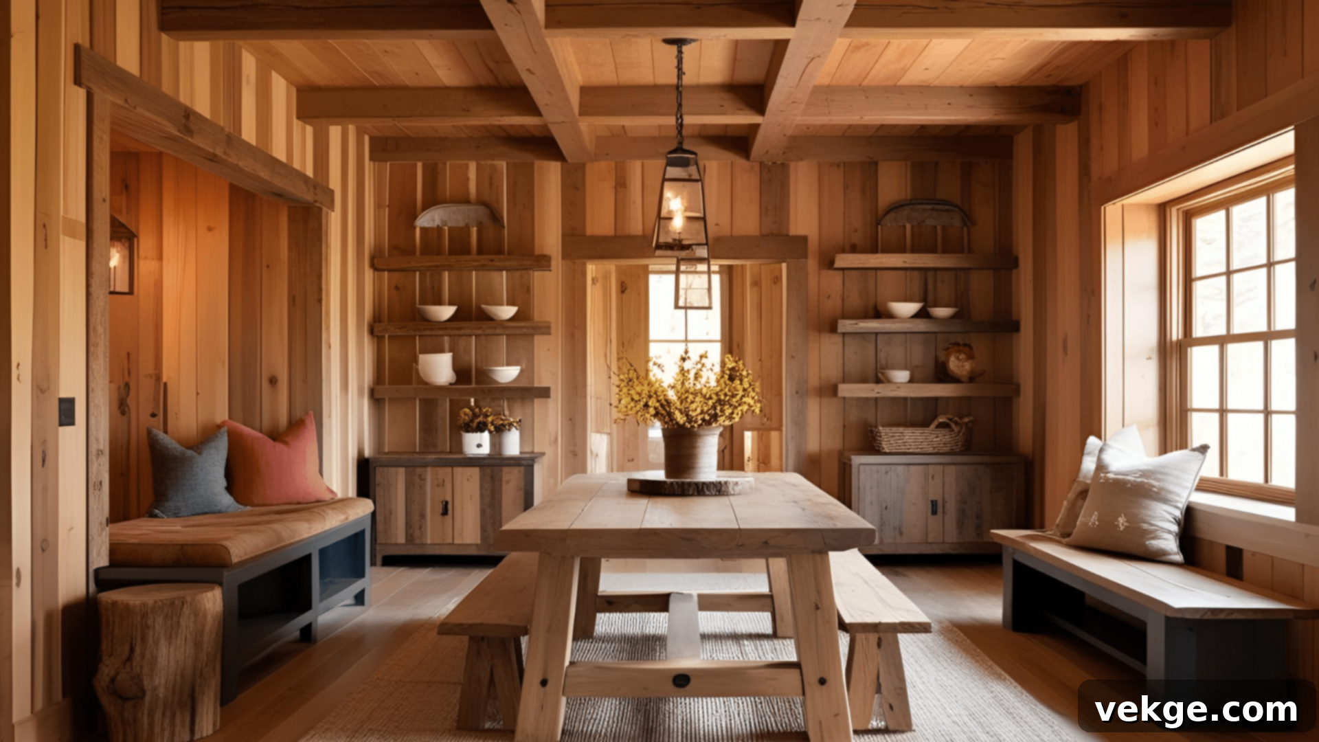 Rustic_Wood_Design: Embracing natural textures and rugged charm in home interiors