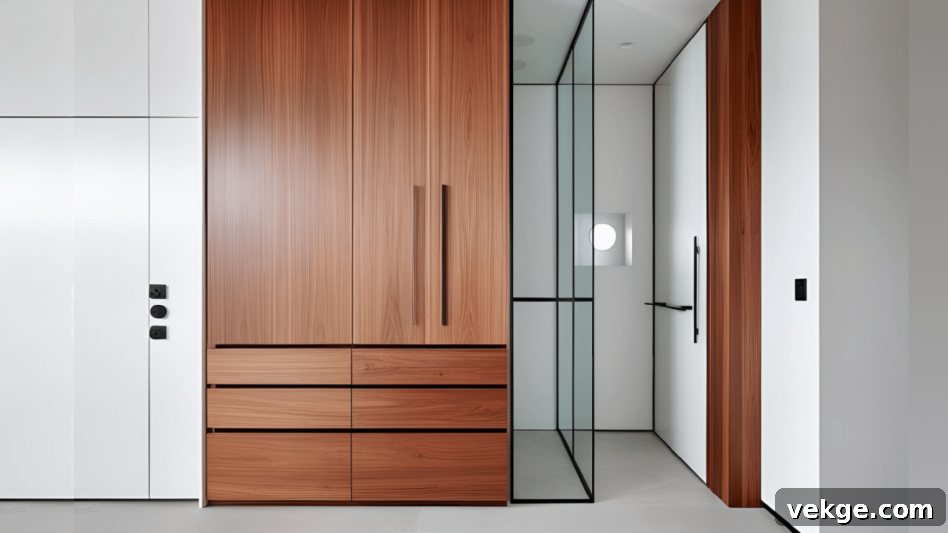 Modern_Wood_Design: Sleek, contemporary interiors featuring smooth, polished wood
