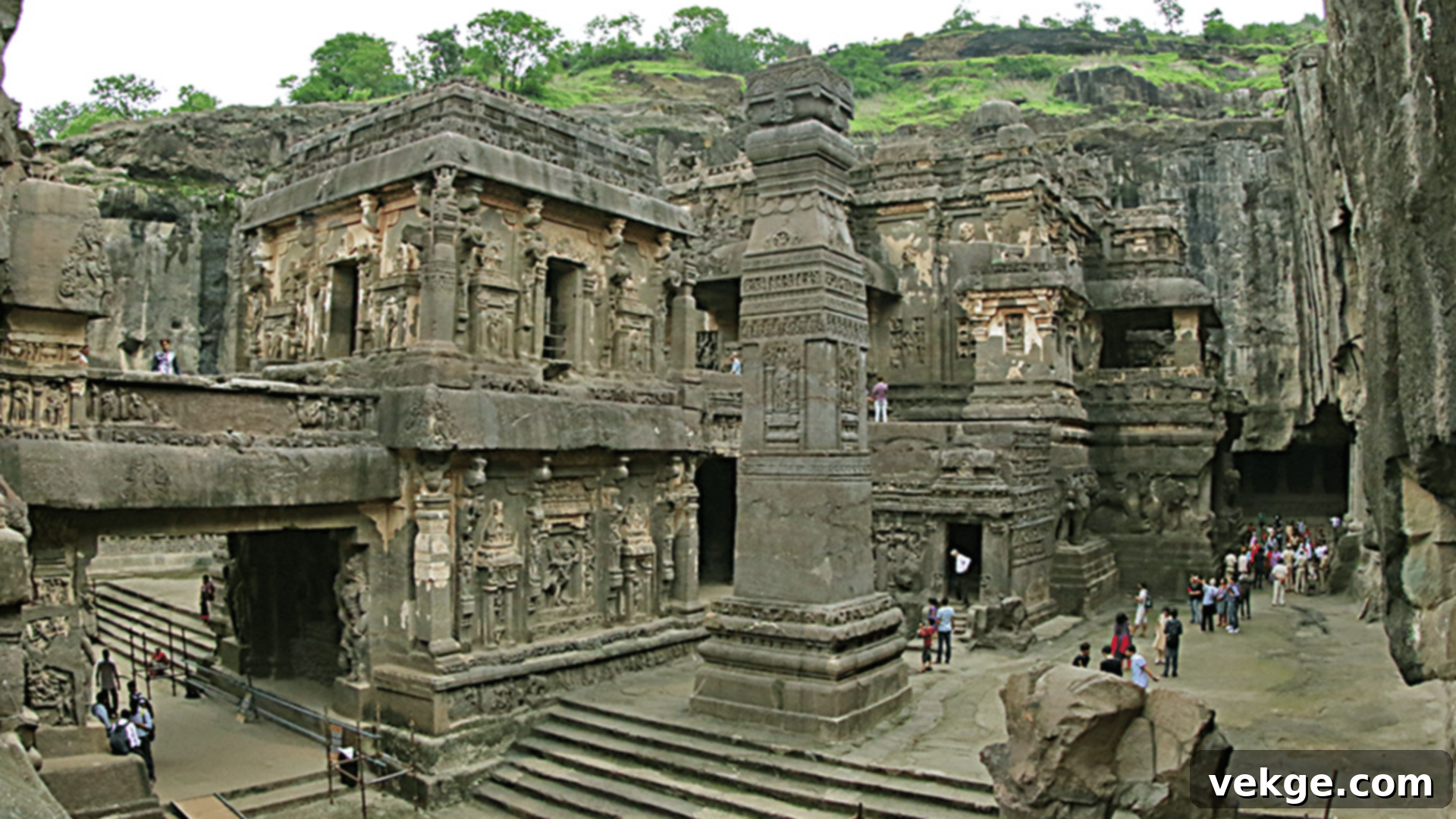 Kailasa Temple Ellora, World's Largest Monolithic Structure