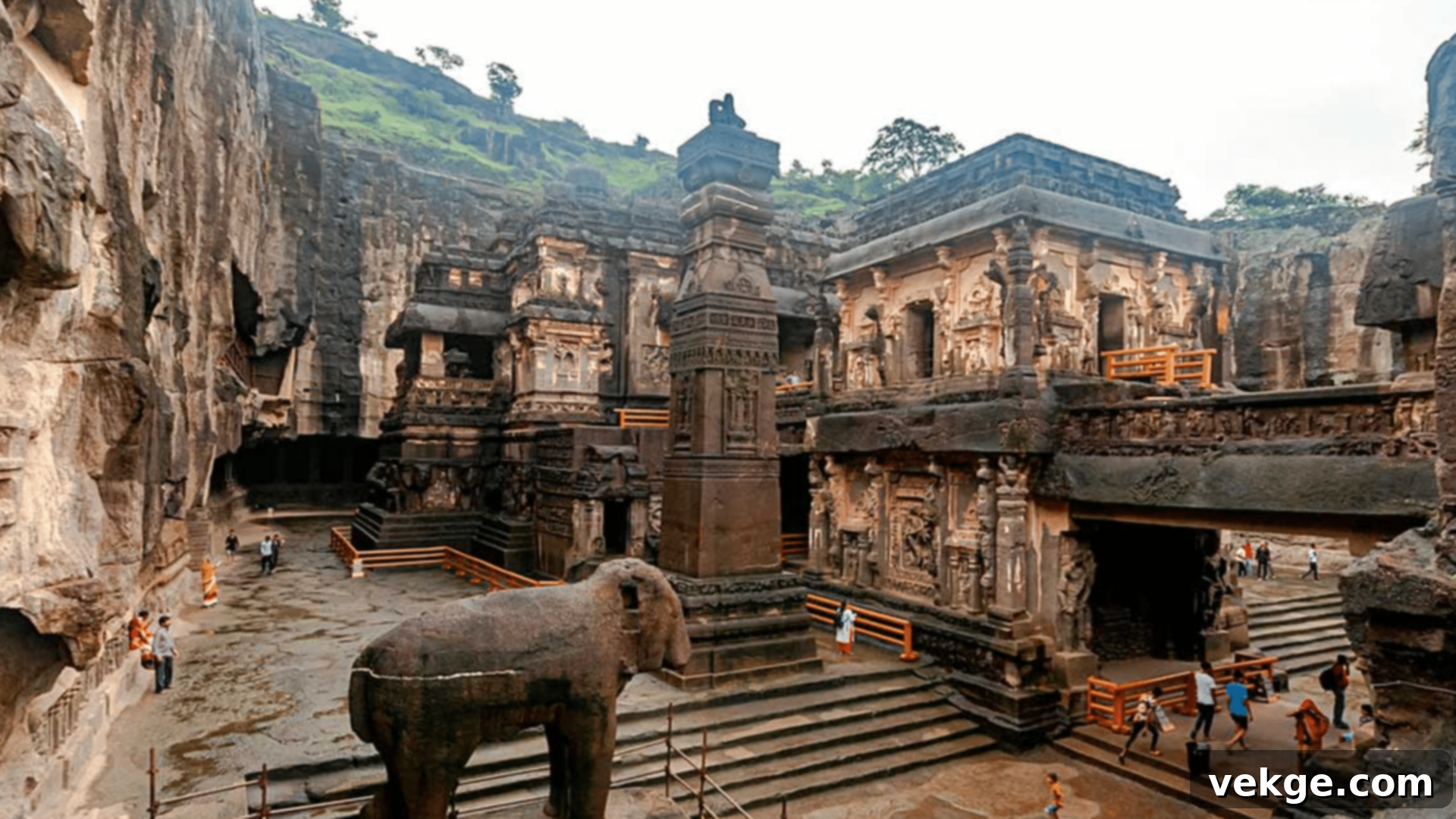 Ellora Caves Maharashtra, Rock-Cut Temples of Three Religions