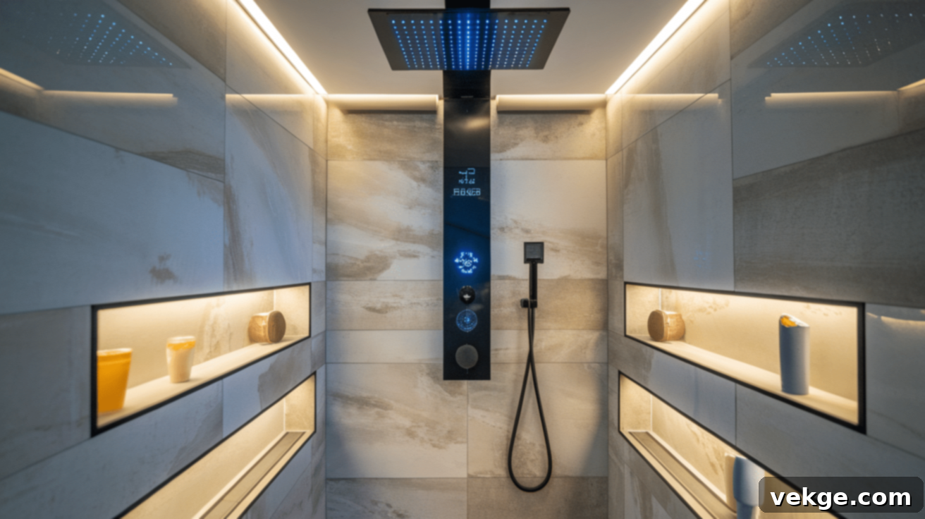 Innovative High-Tech Shower Systems