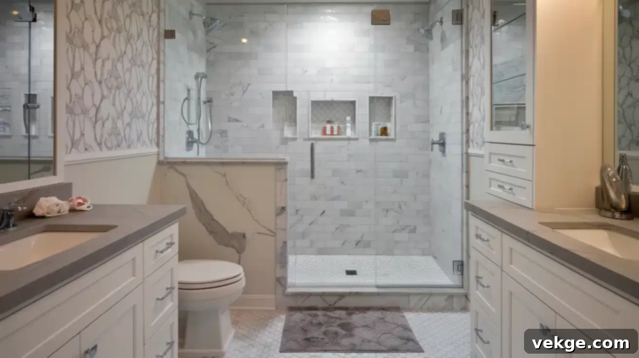 White and Gray Marble Mix