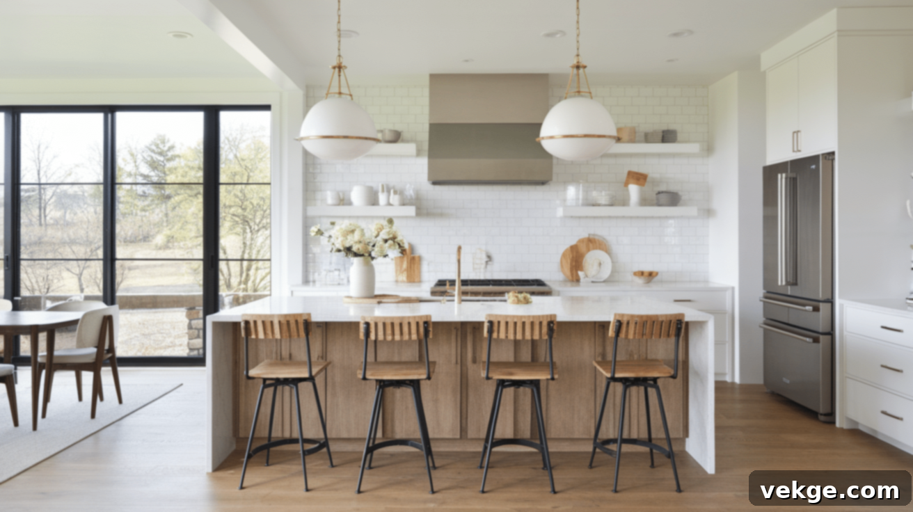 Metal Kitchen Island Posts