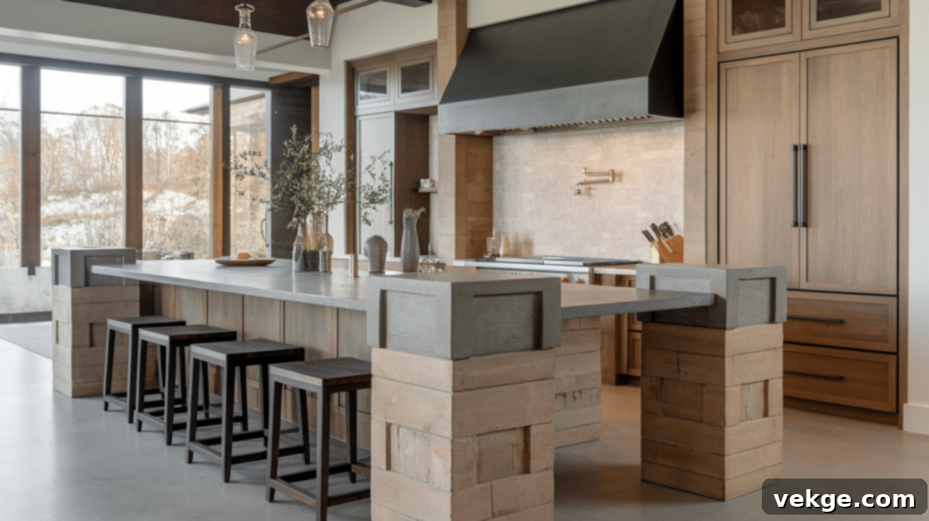 Square Kitchen Island Posts