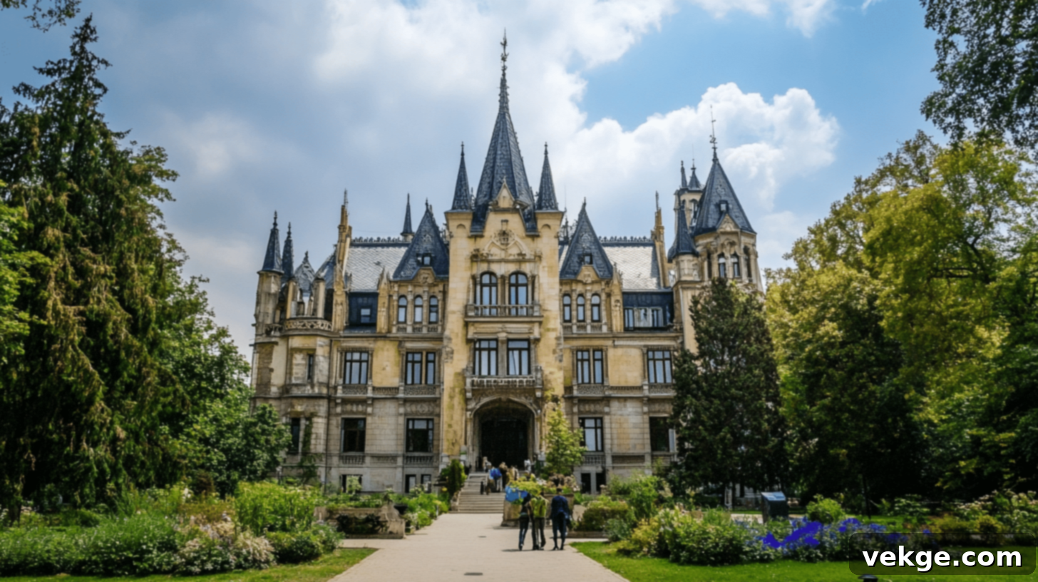 Palace of Culture, a grand Neo-Gothic building in Iași, Romania, housing multiple museums.