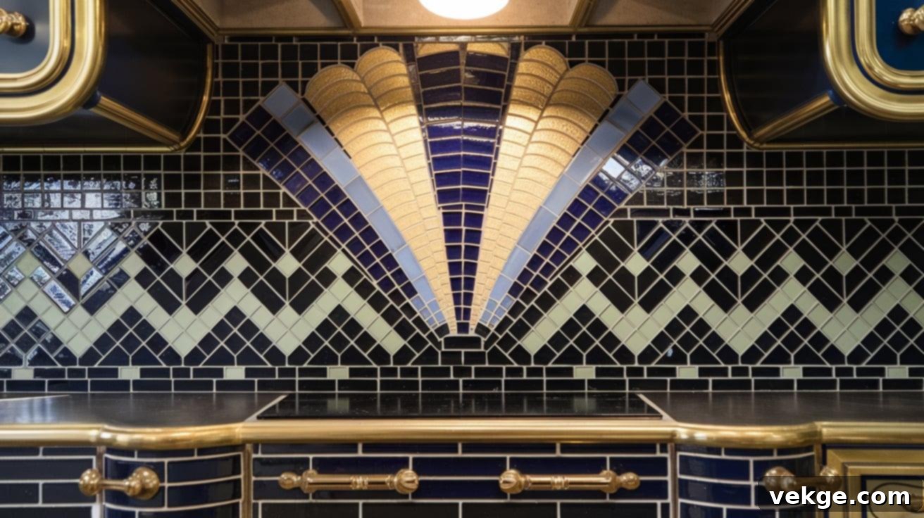 Art_Deco_Influence_Mosaic_Tile_Backsplash