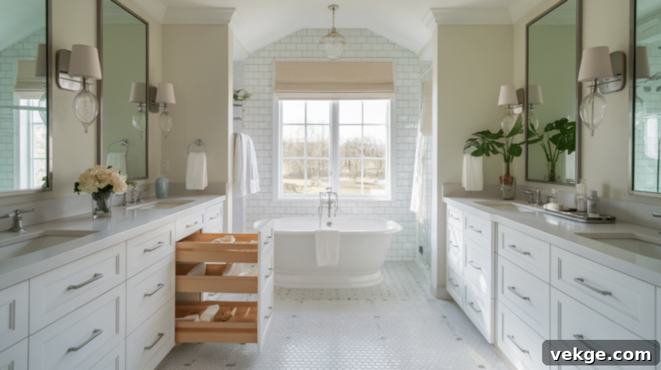 Built-In Cabinets with Pull-Out Drawers