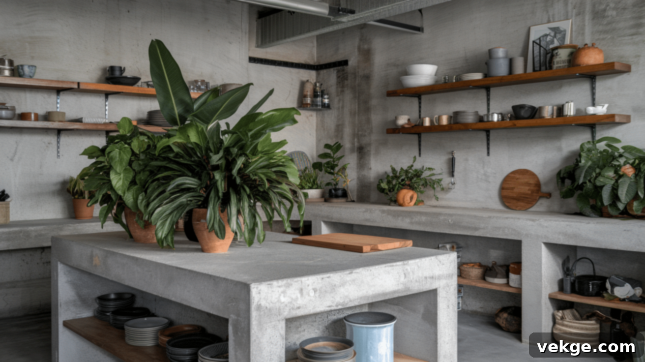 Concrete Meets Tropical Warmth