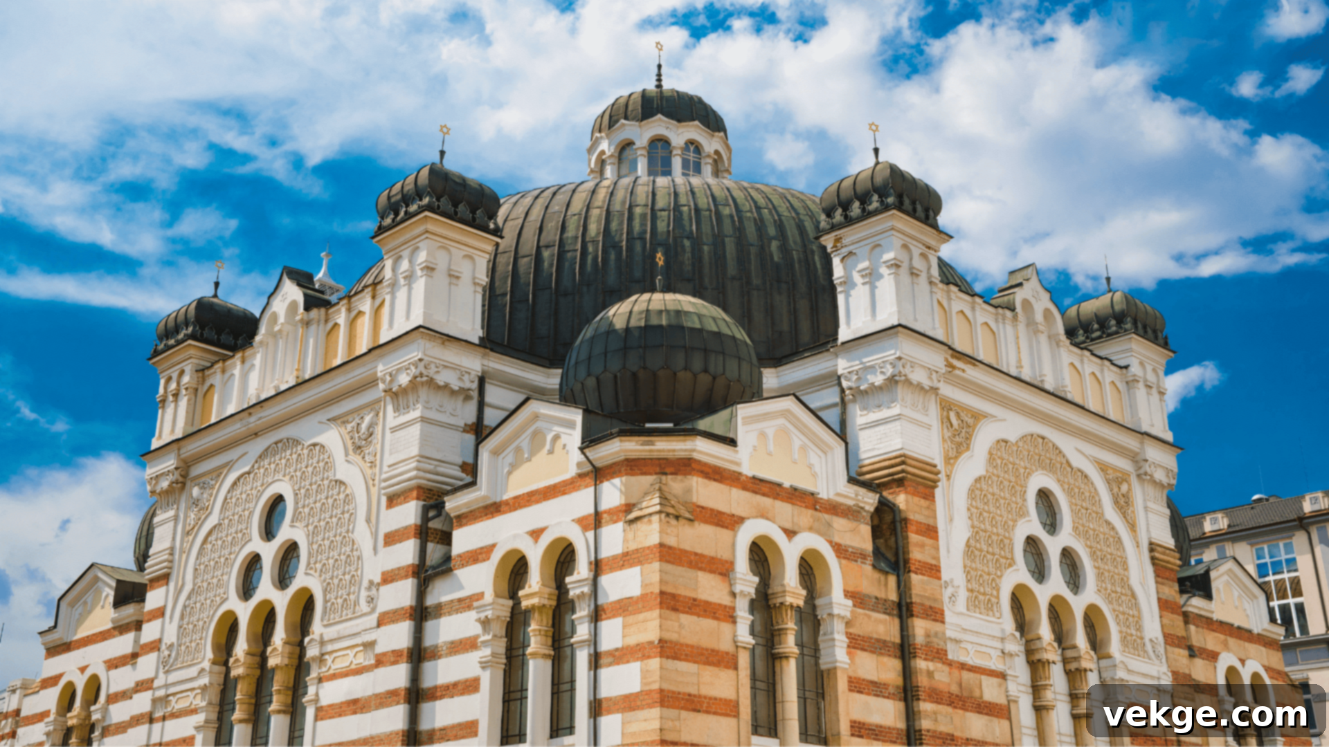 Sofia Synagogue, a blend of Moorish Revival and Eastern European design