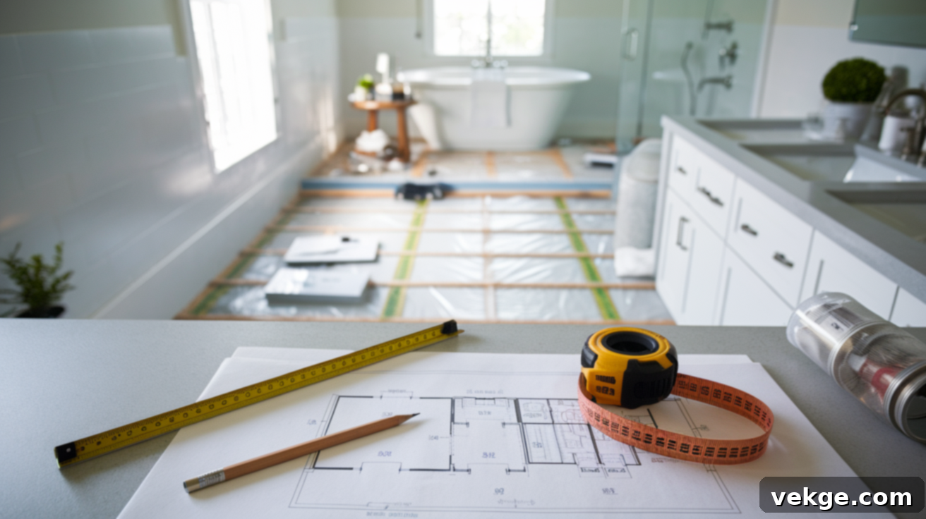 Step 1: Preparation for Small Bathroom Renovation