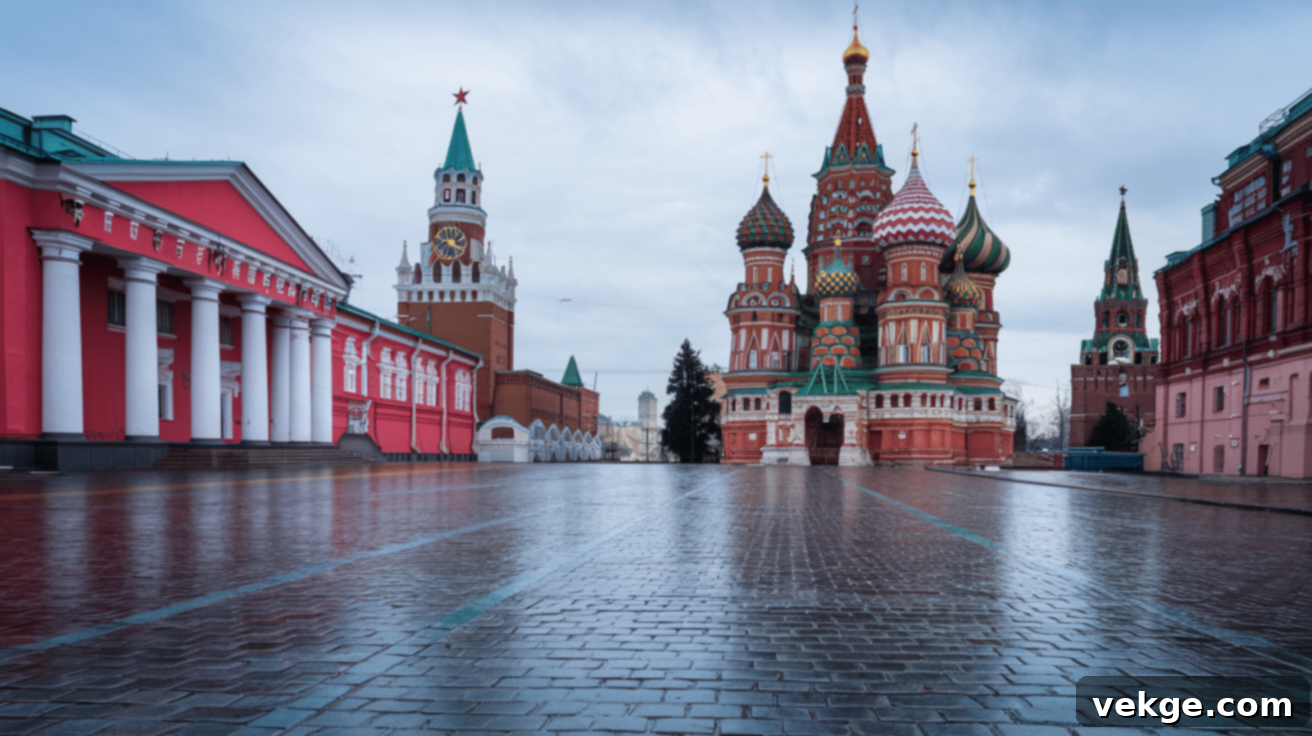 Red Square - Moscow's Main Square and Historical Landmark