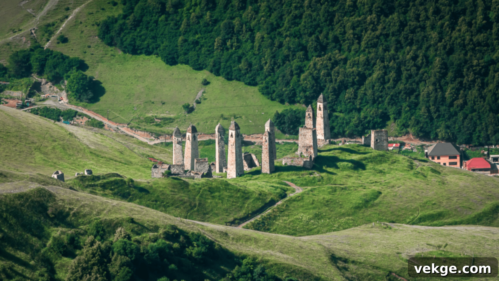 Caucasus Towers - Ancient Stone Defensive Towers