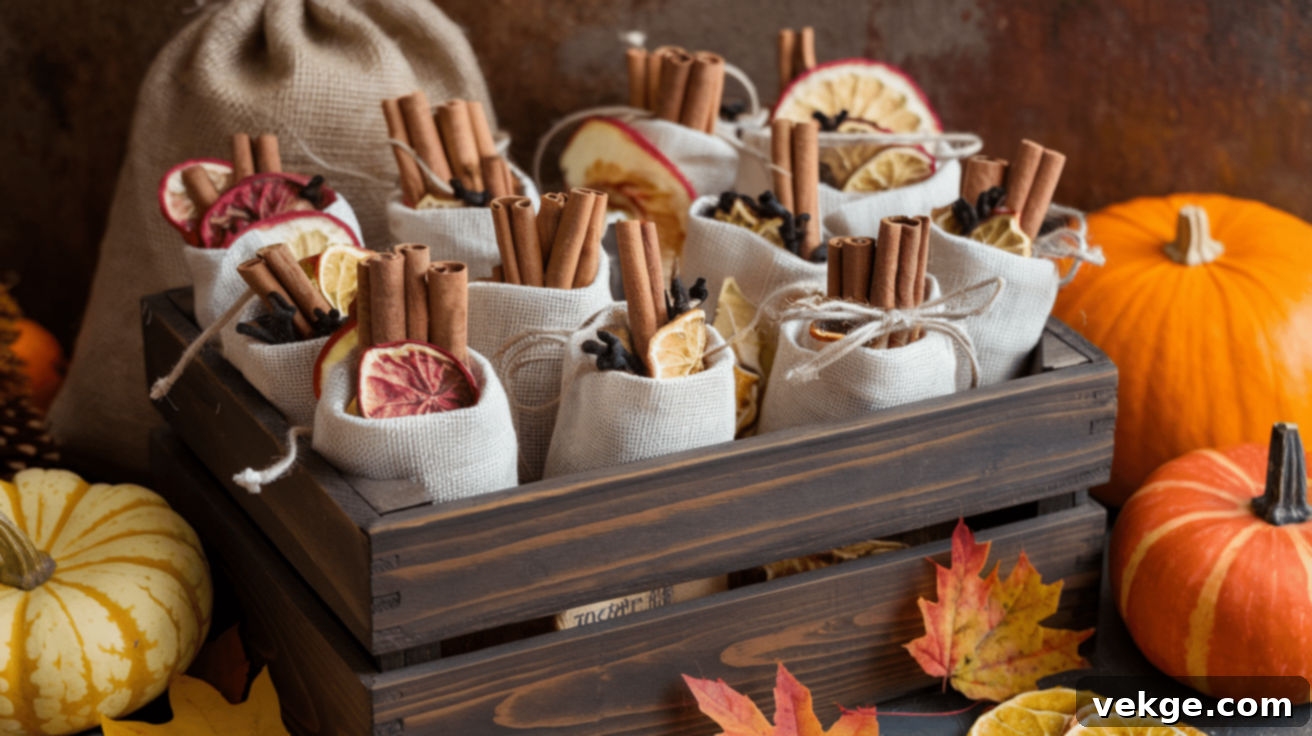 DIY Fall-Scented Sachets for Home Fragrance