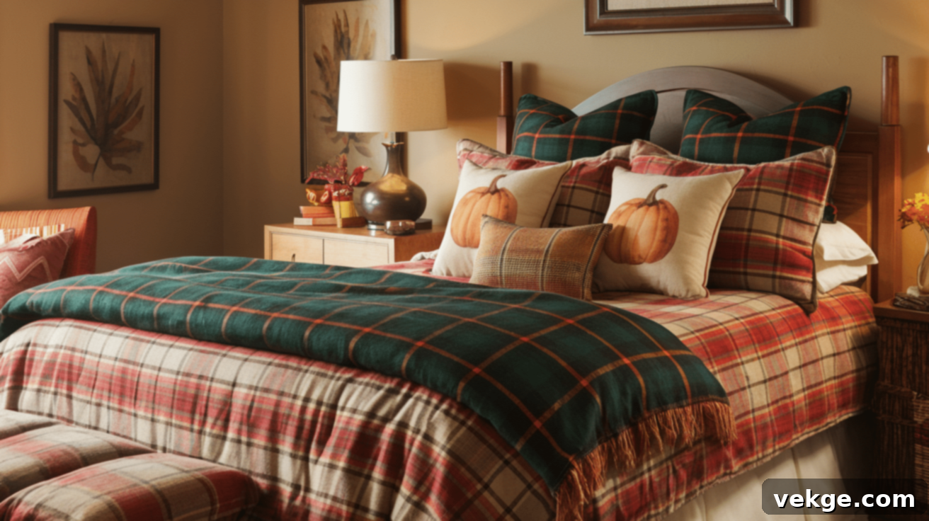 Cozy Flannel Bedding for Fall Bedroom Comfort