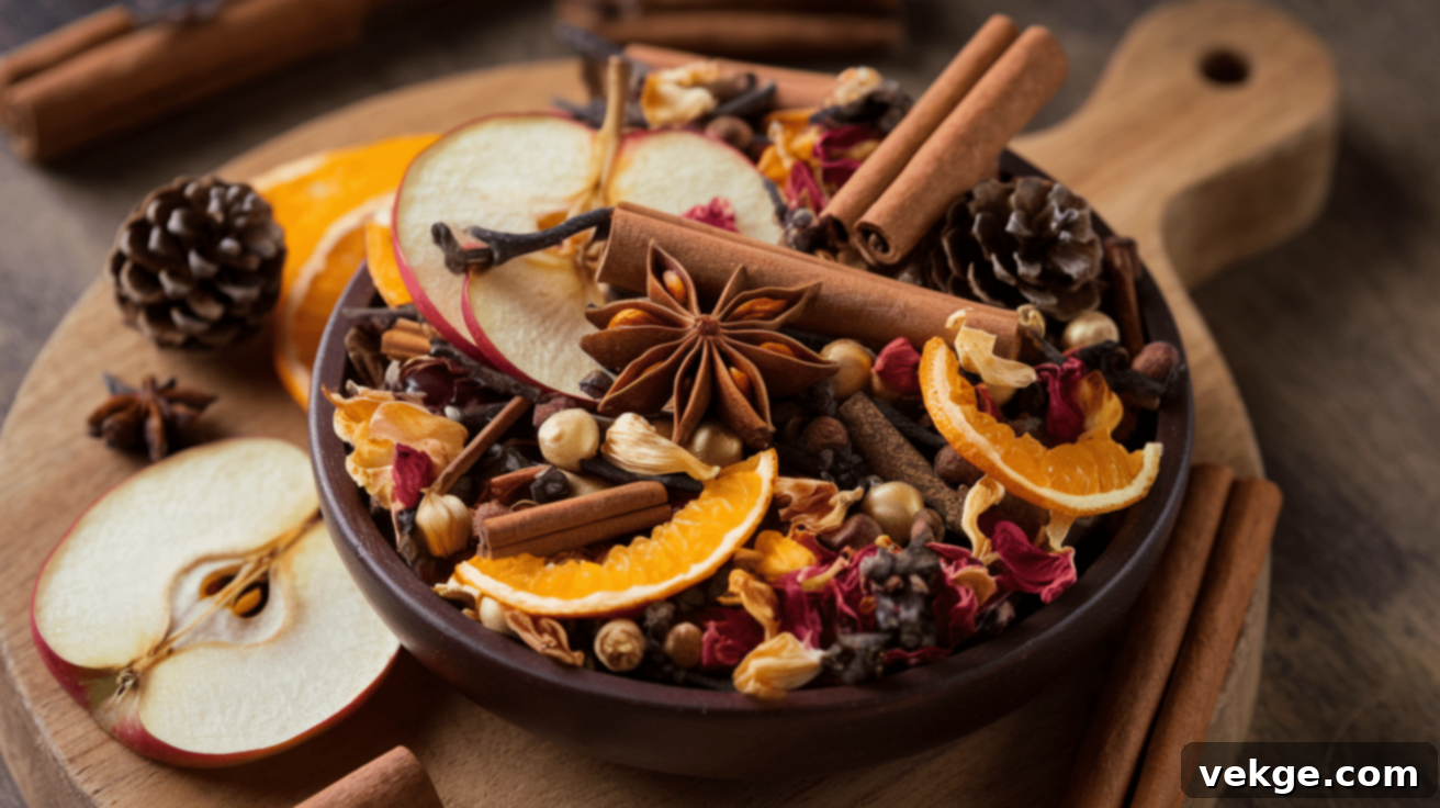 Homemade Autumn-Inspired Potpourri for Home Fragrance