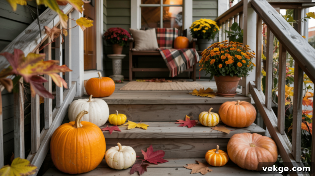 Decorative Pumpkin Accents for Fall Home Decor