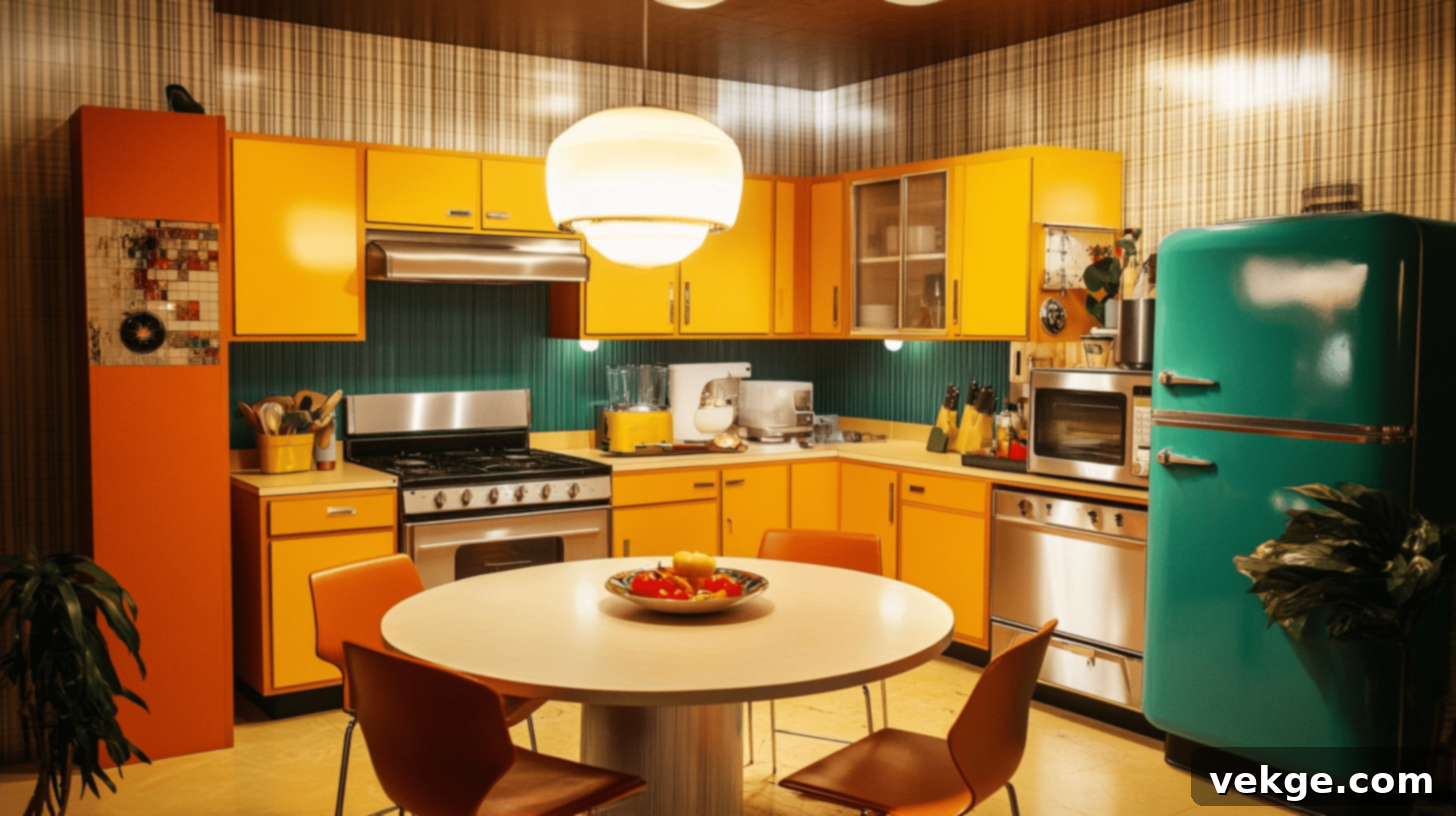 Retro 1970s Revival Kitchen Design