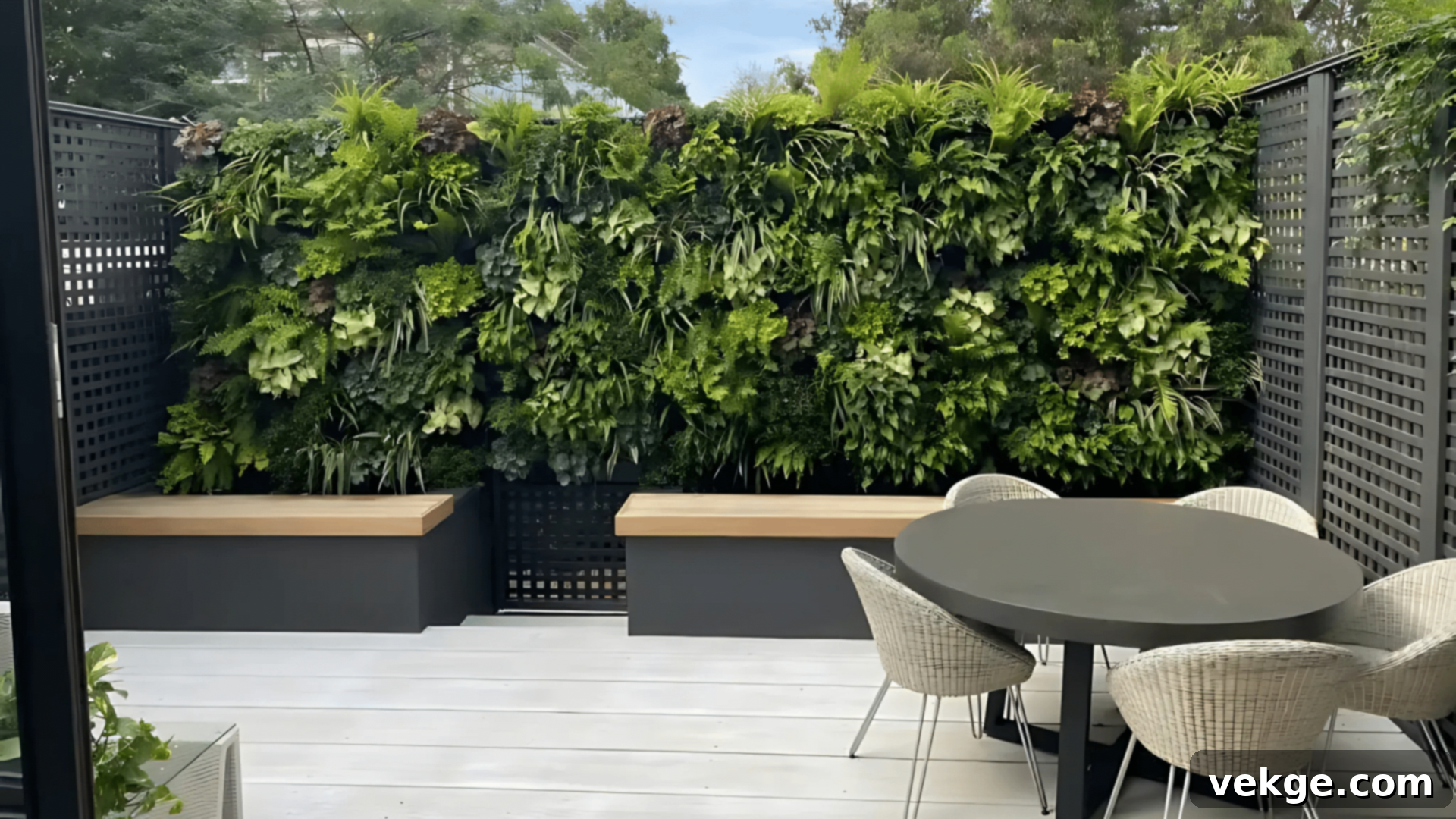 Vertical Gardens for Privacy and Greenery