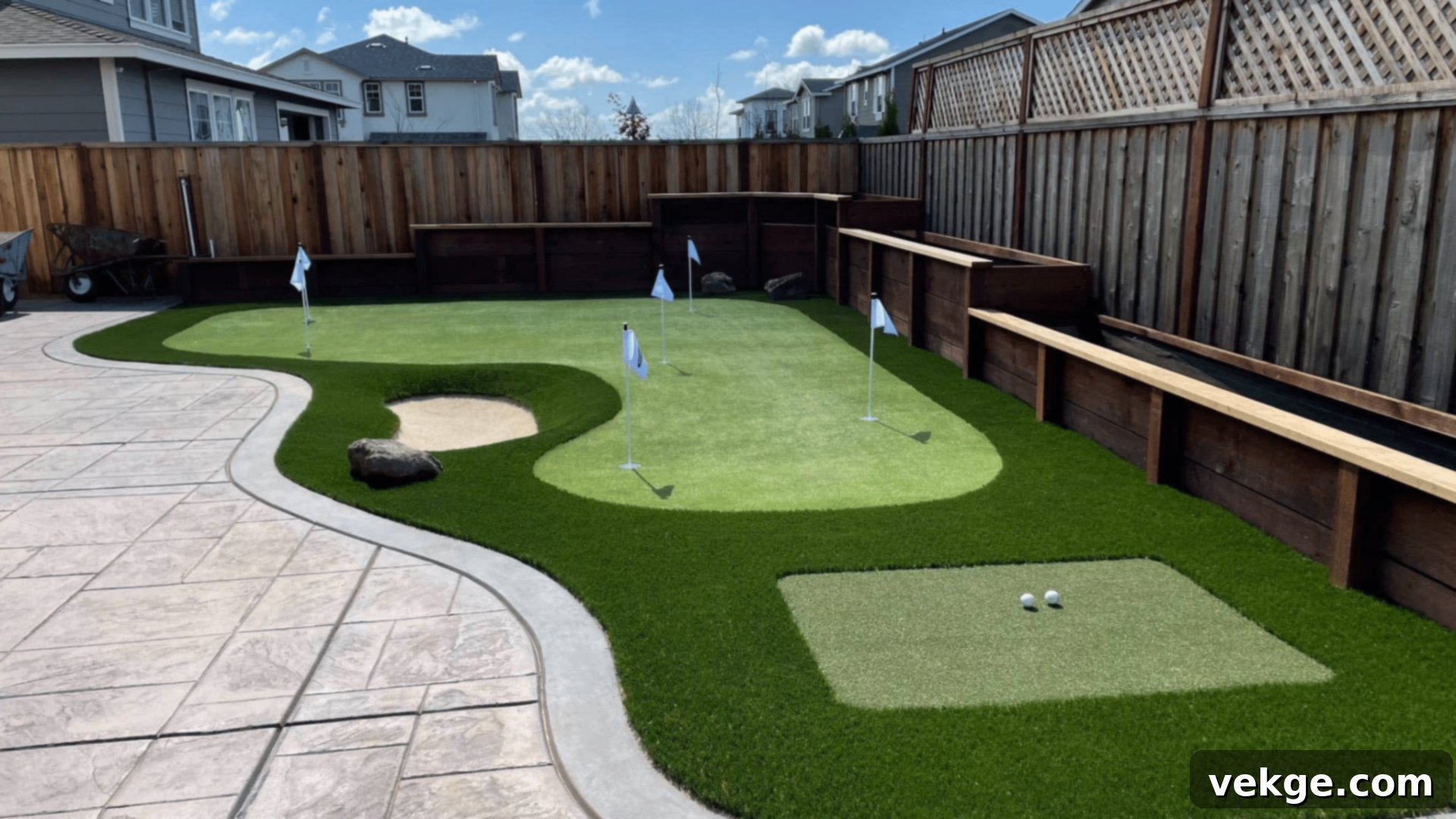 Backyard Putting Green for Small Spaces