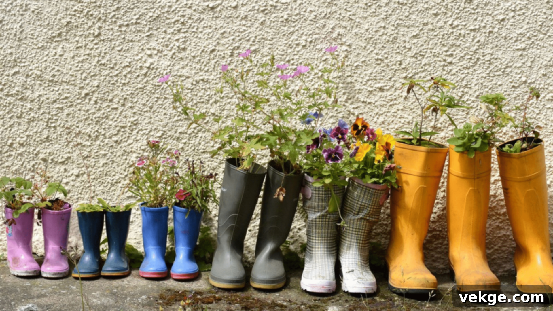 Upcycled Planters for Garden Decor