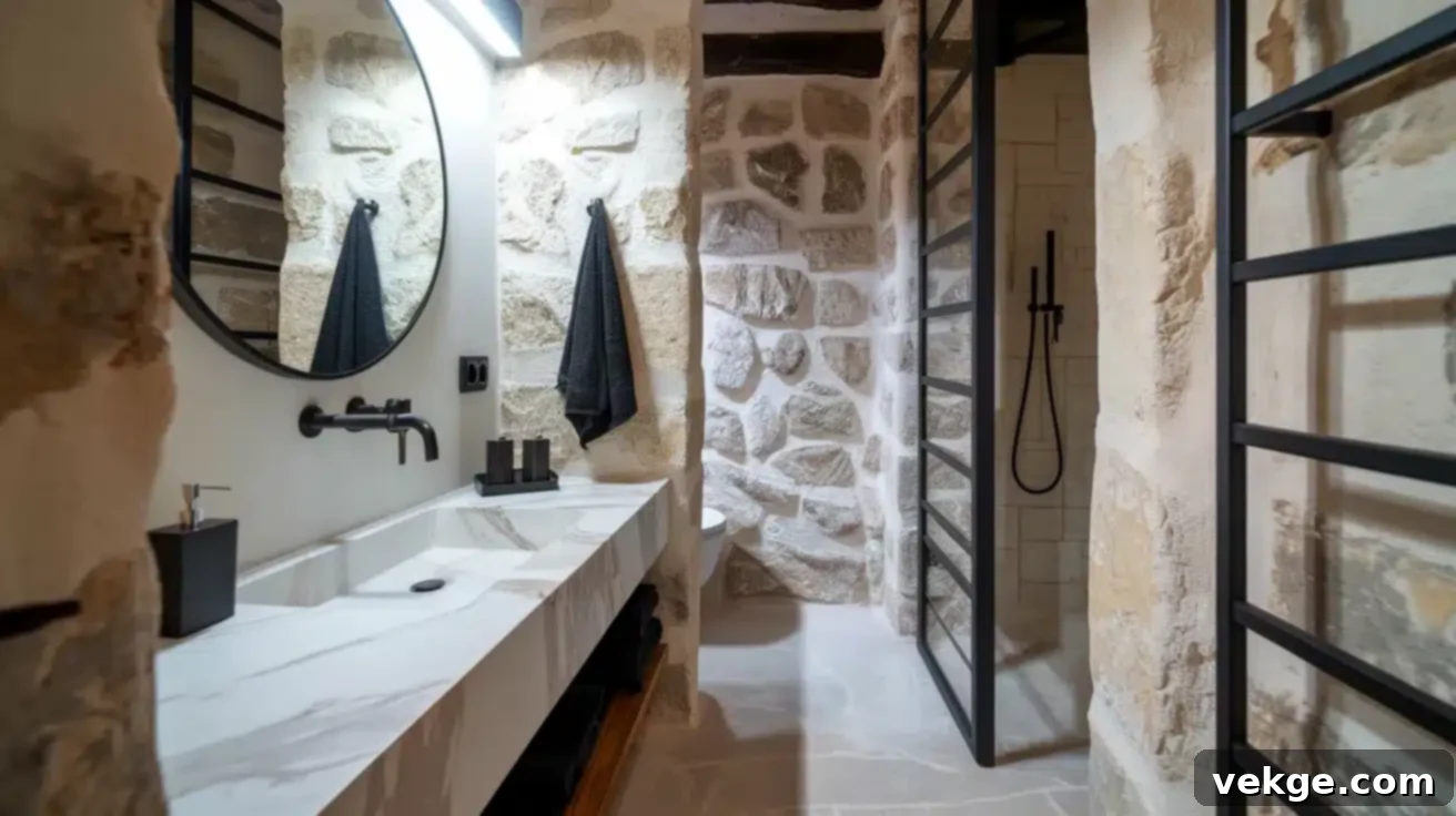 Unique Textures and Finishes in Master Bathroom Design