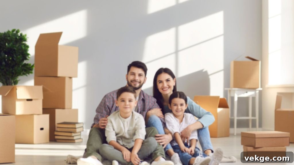 A couple looking at floor plans, planning for the future in their first home purchase.