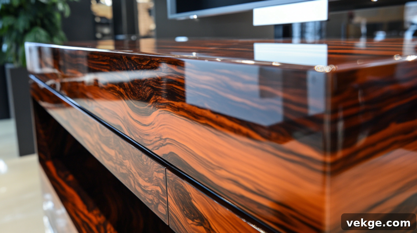 Different wood finishes and paint colors for cabinet customization