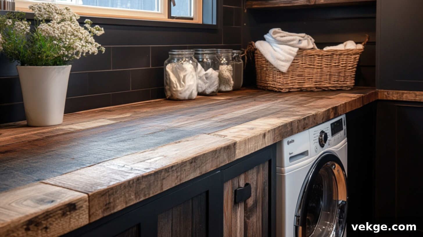 Upcycled Wood Countertop
