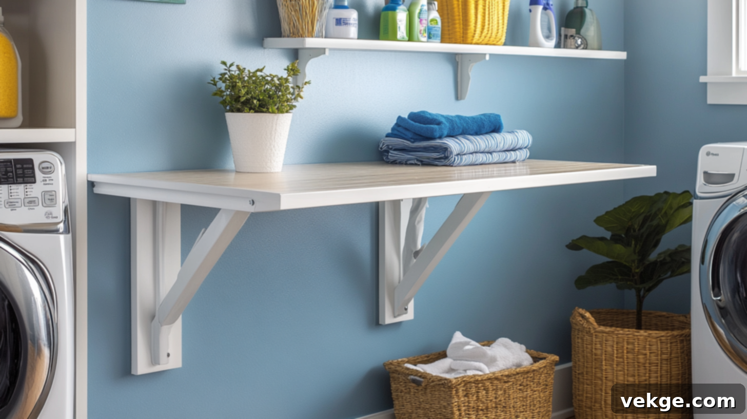 Small-Scale Fold-Down Table