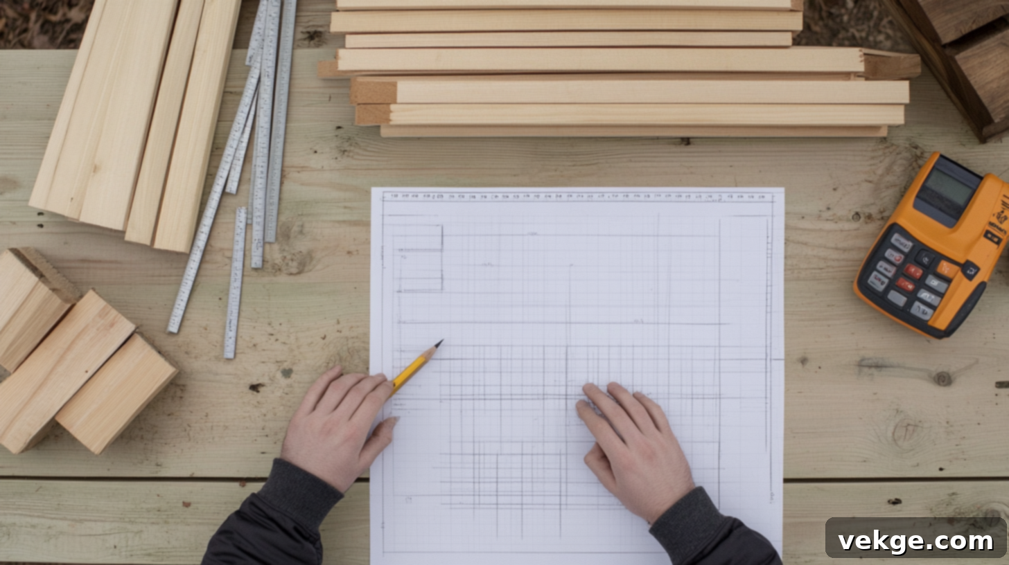 Planning Your Wood Cuts for an Outdoor Table to Minimize Waste