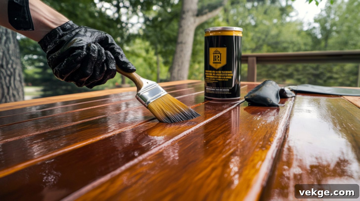 Sealing and Weatherproofing Your DIY Outdoor Table for Durability