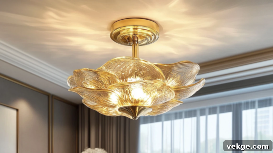Gold Ceiling Light or Chandelier
