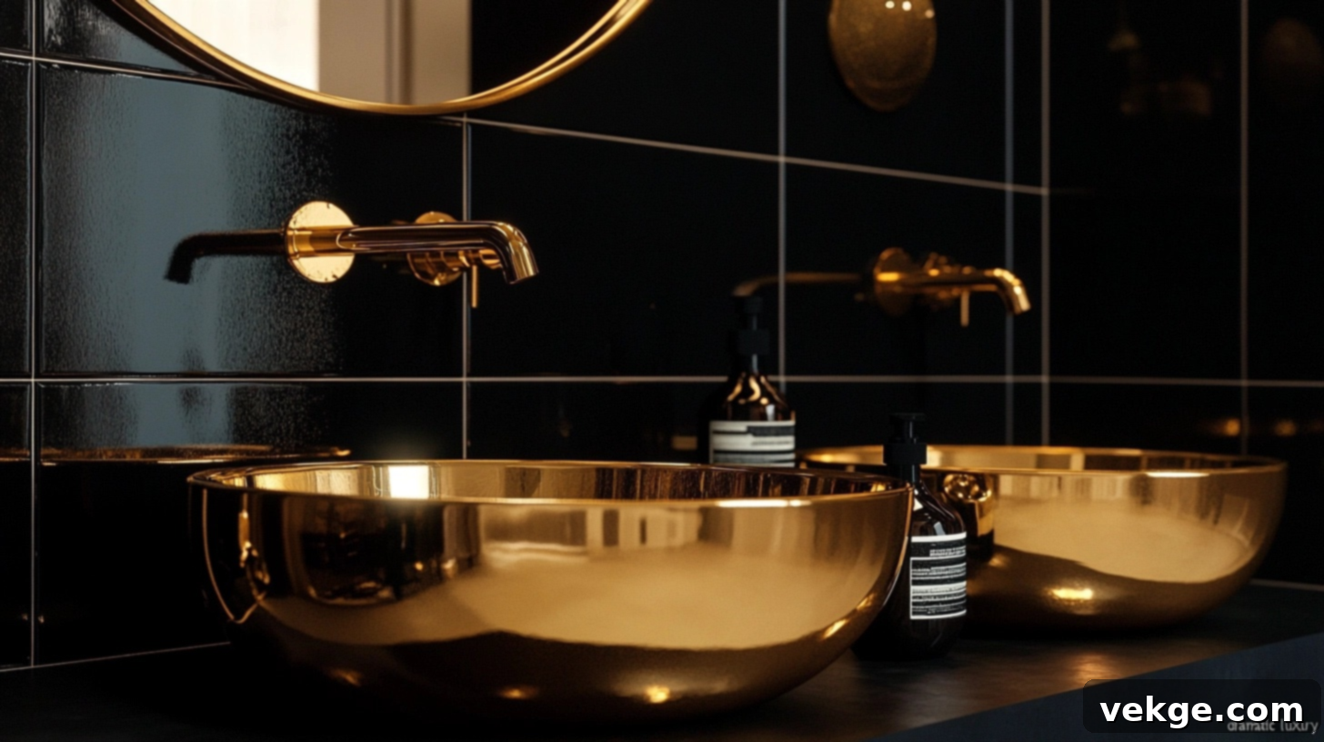 Gold and Black Contrast