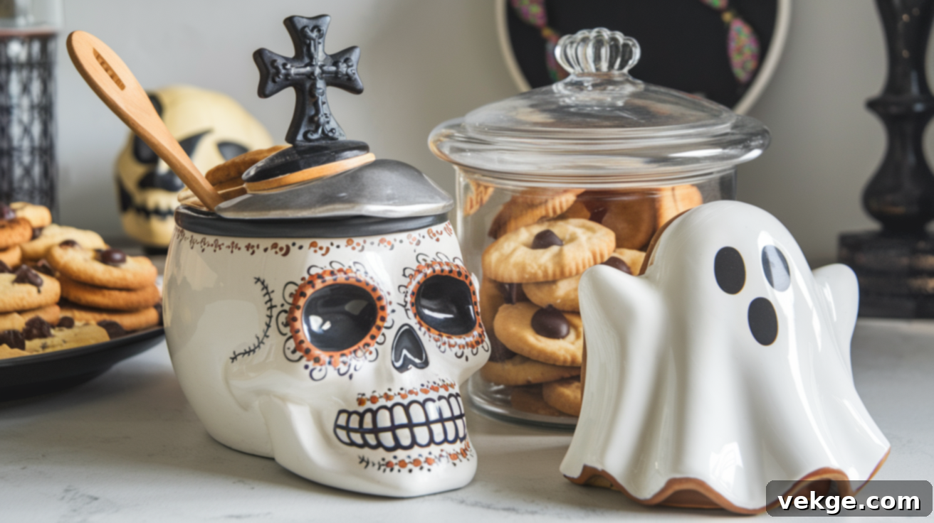 Skull_or_Ghost-Shaped_Cookie_Jars