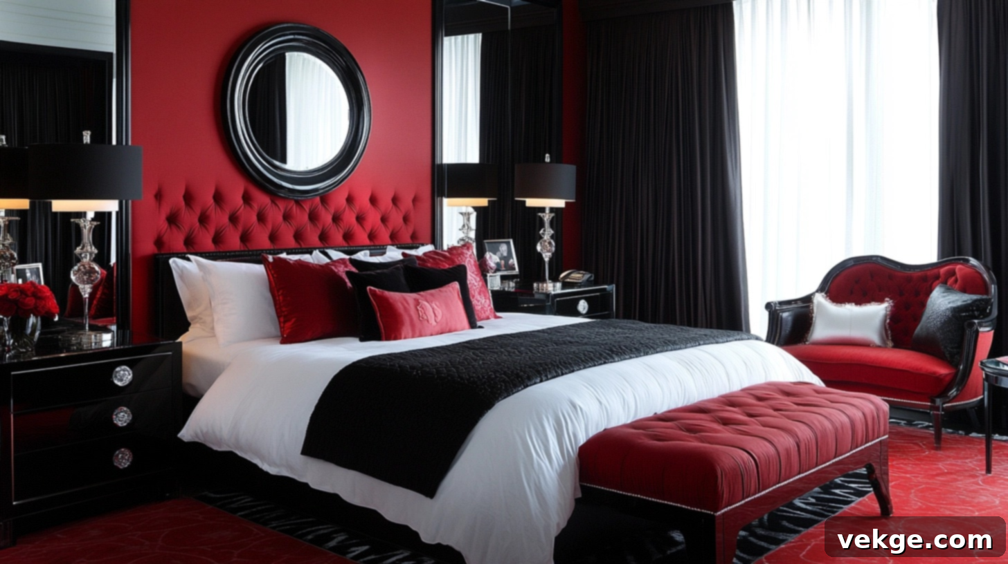 Red_and_Black_Bedroom_with_Mirrored_Furniture