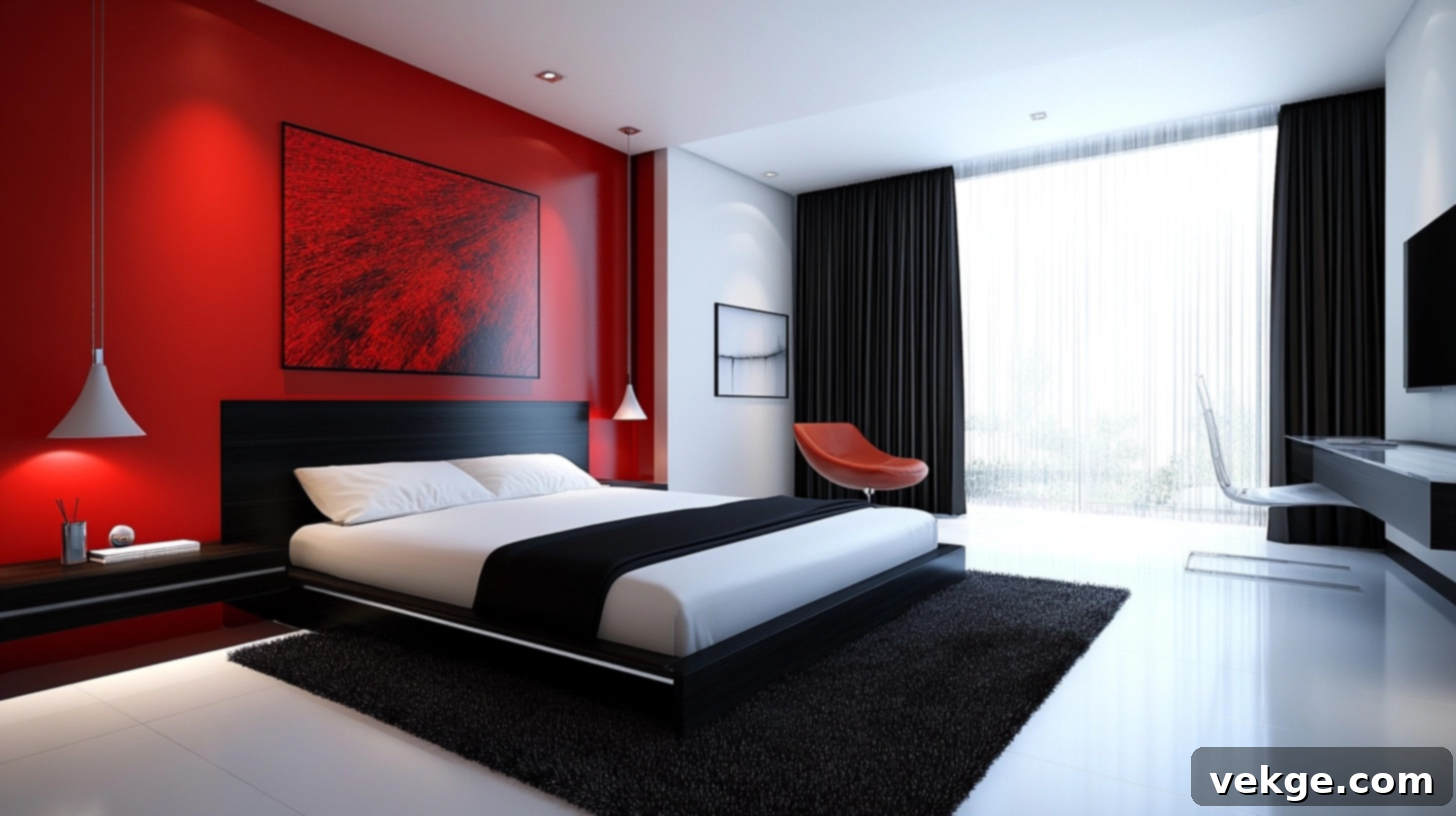 Modern_Red_and_Black_Minimalist_Bedroom