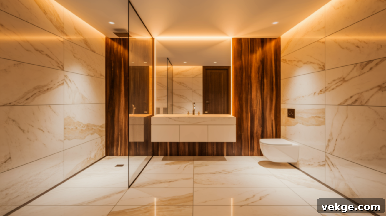 5x10 Bathroom Wet Room Layout for a Seamless Look