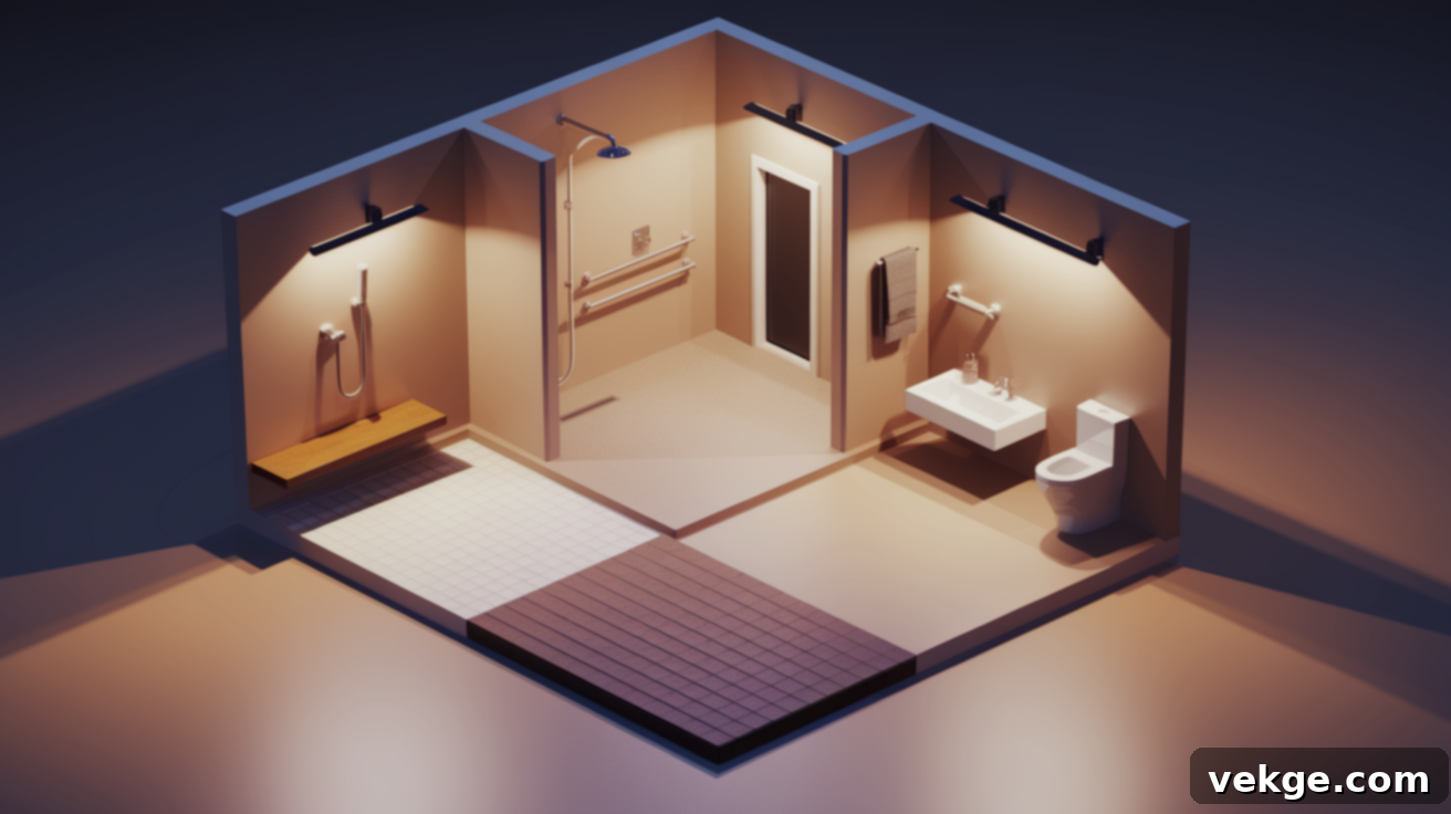 ADA-Friendly 5x10 Bathroom Layout for Accessibility