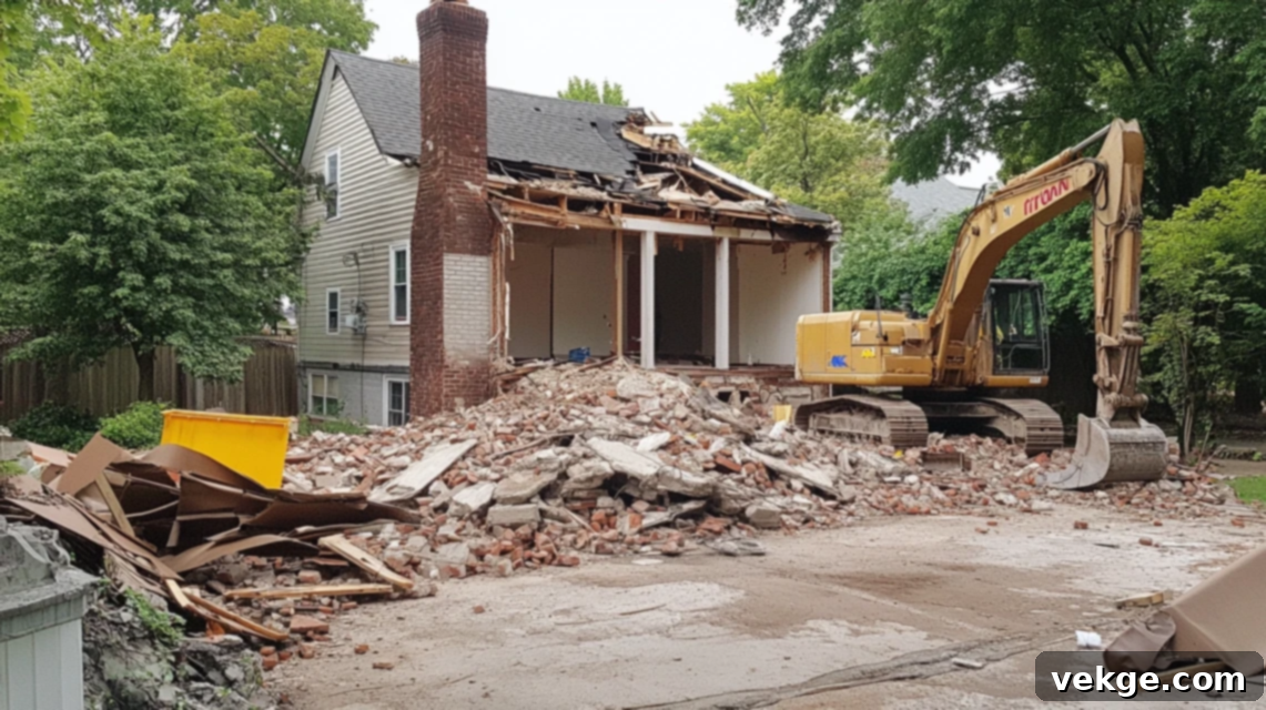 Step 4 Demolition and Structural Work for Whole House Renovation