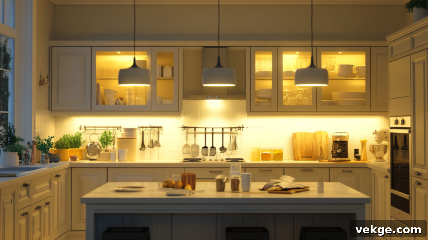 Layered Lighting for a Boho Kitchen