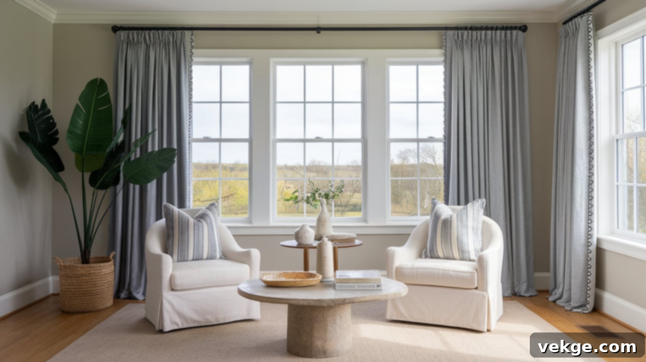 Double-Layered Curtains