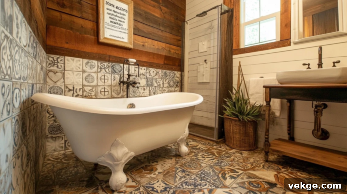 Use_Patterned_Tiles_for_a_Cabin_Touch