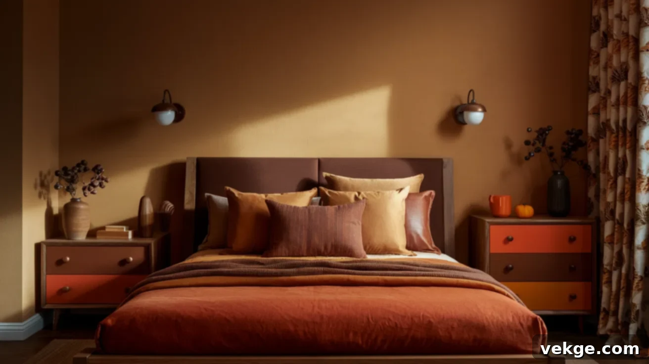 Use Warm Earthy Colors for a Cozy Bedroom