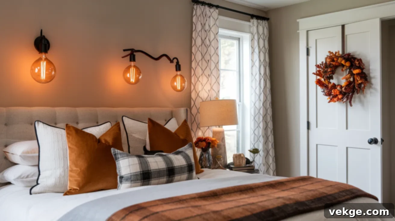 Incorporating Subtle Autumn Touches into Bedroom Decor