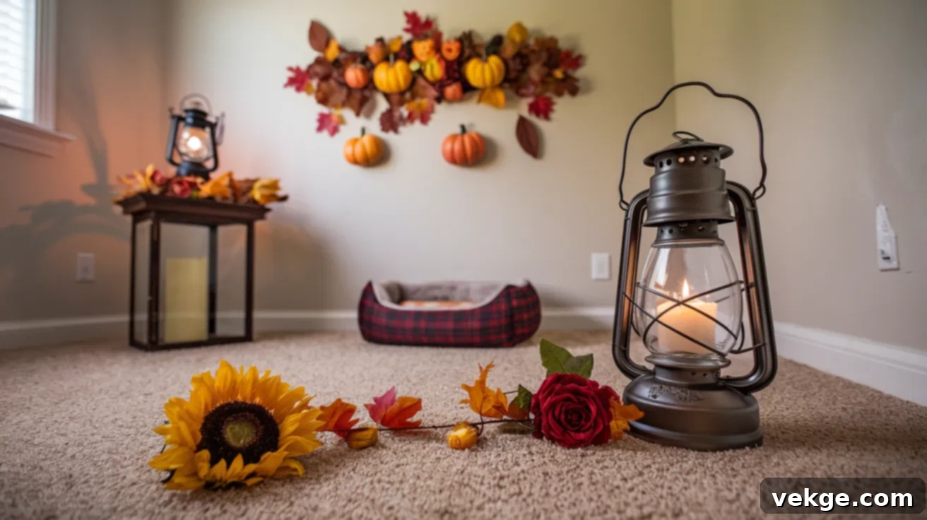 Safe Fall Decor for Pet-Friendly Bedrooms