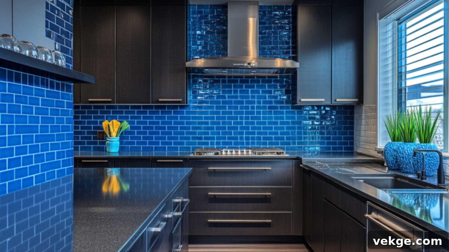 Bright Blue Tiles