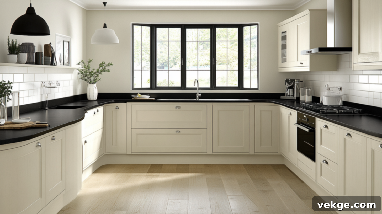 Black and Dark Wood Countertops